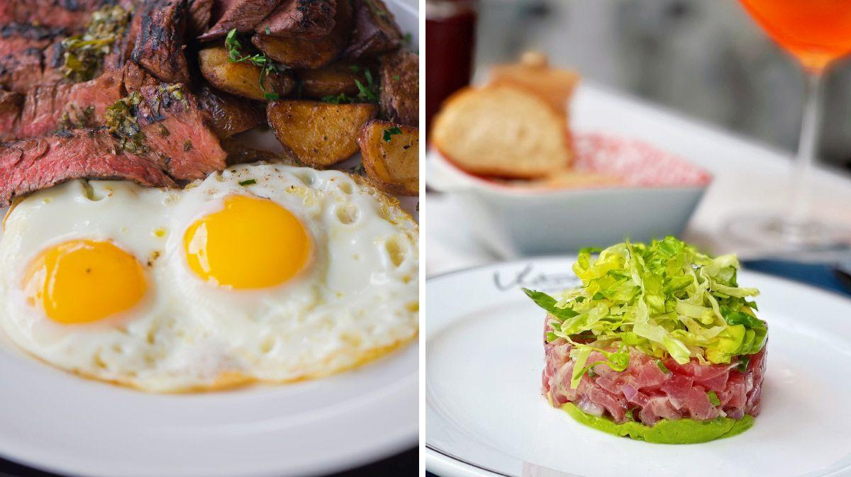 steak and egg